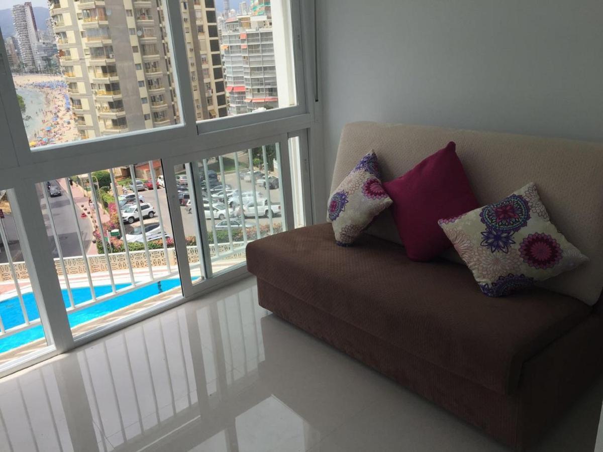 Levante Beachfront Luxury Apartment Benidorm Eksteriør billede