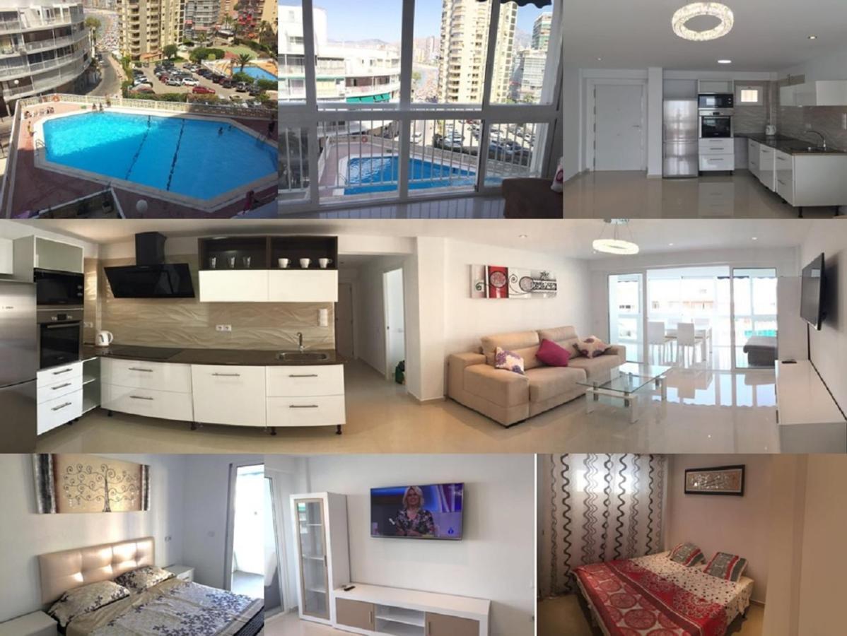 Levante Beachfront Luxury Apartment Benidorm Eksteriør billede